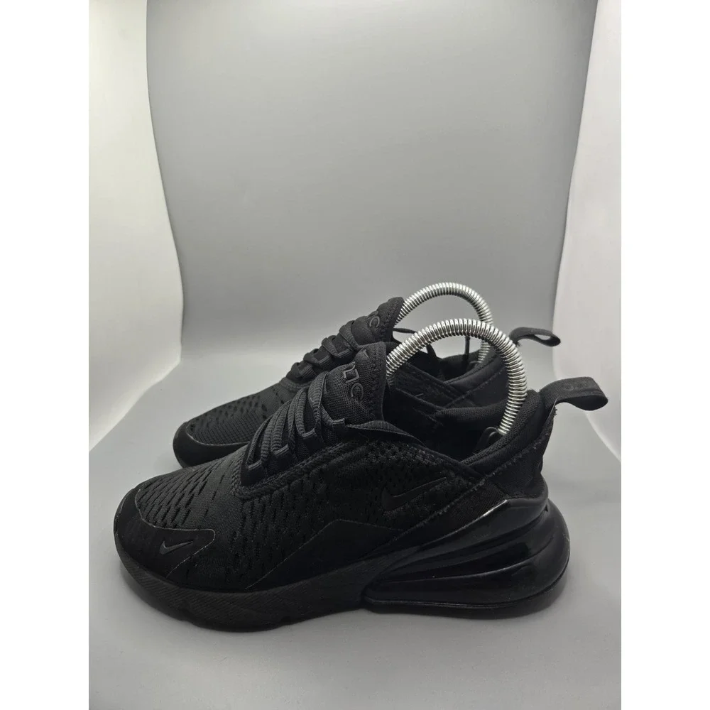 Nike Air Max 270 Black Sneakers Women's Size 6 Running Shoes AH6789-006 - Picture 2 of 10